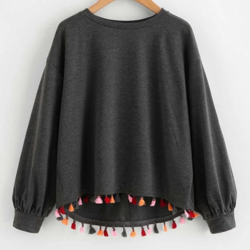 Tassel sweatshirt